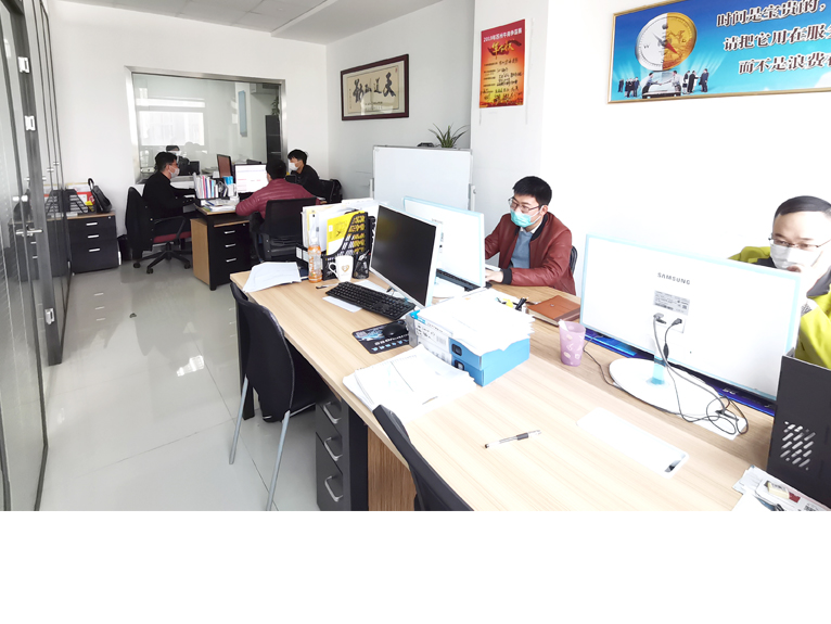 念海消防銷售部一角